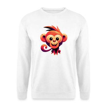 Monkey - Unisex Sweatshirt - white - Front