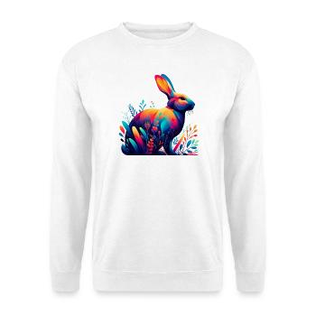 Lapin - Sweat-shirt Unisexe - blanc - Devant