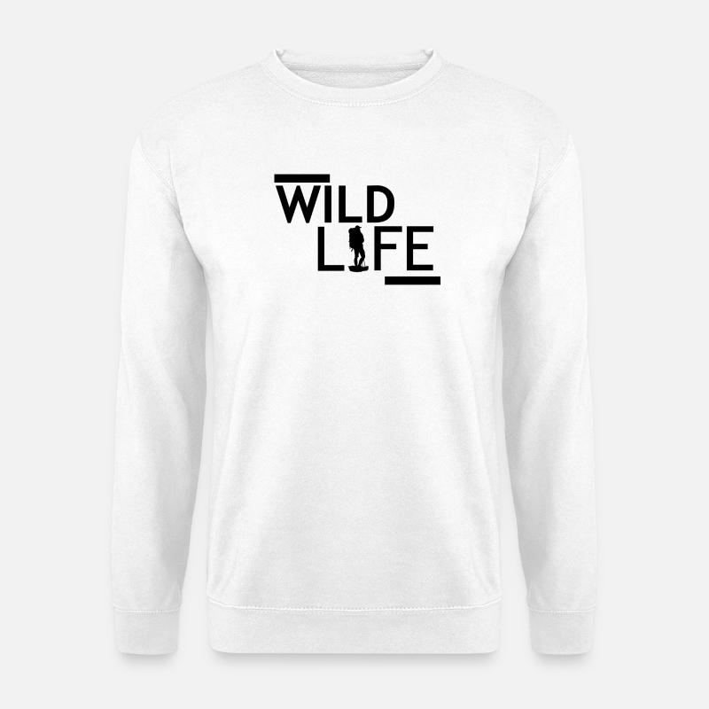 Wildes Leben - Unisex Pullover - Weiß