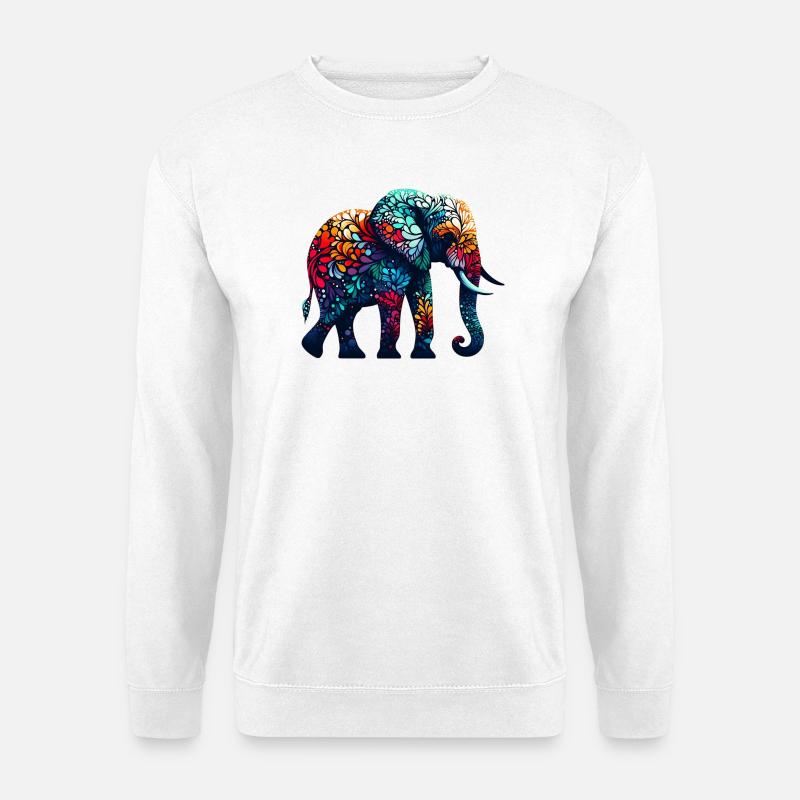 Elephant - Unisex Sweatshirt - white