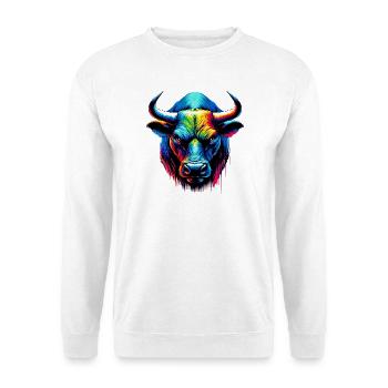 Bull - Unisex Sweatshirt - white - Front