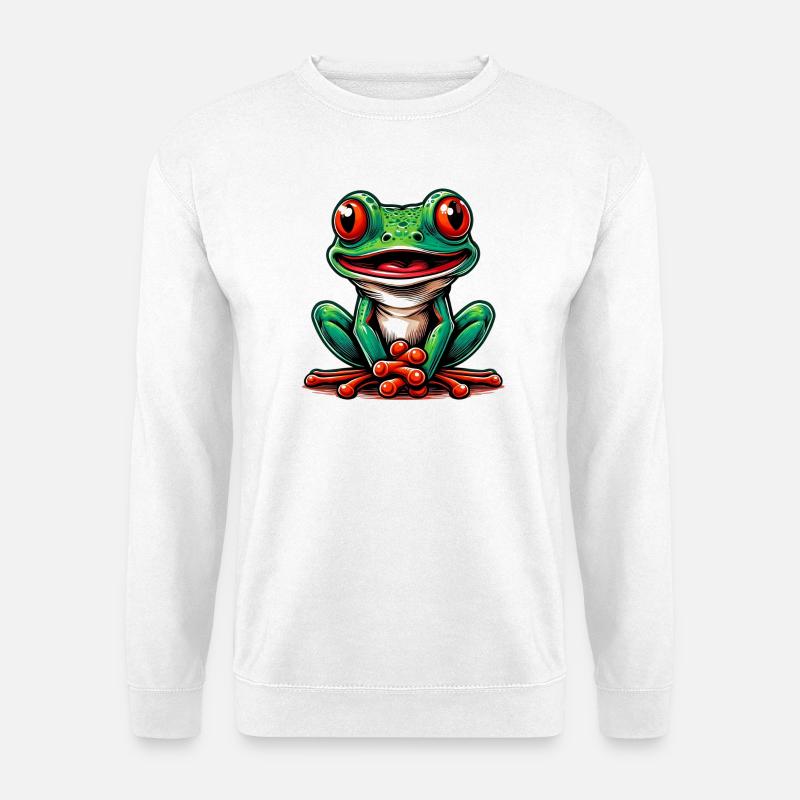 Frog - Unisex Sweatshirt - white