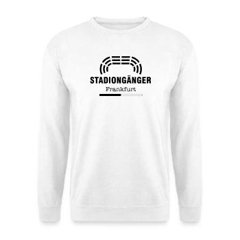 Frankfurt Stadiongänger – Geschenk Fußball Fan - Unisex Pullover - Weiß - Vorne