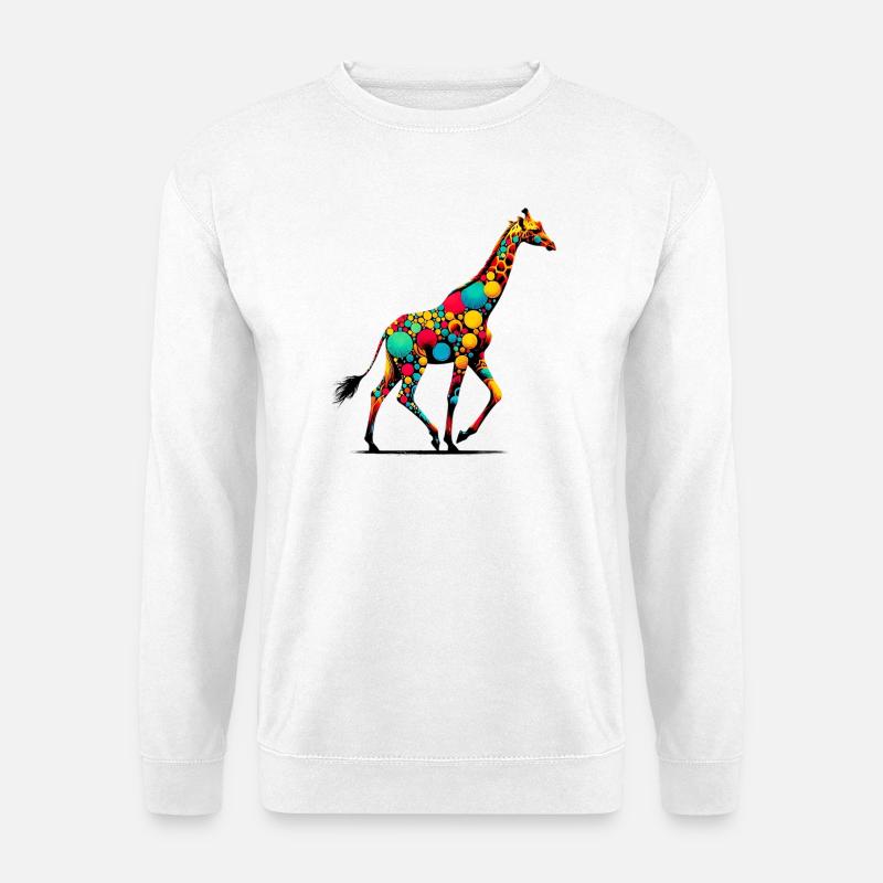 Giraffe - Unisex Pullover - Weiß