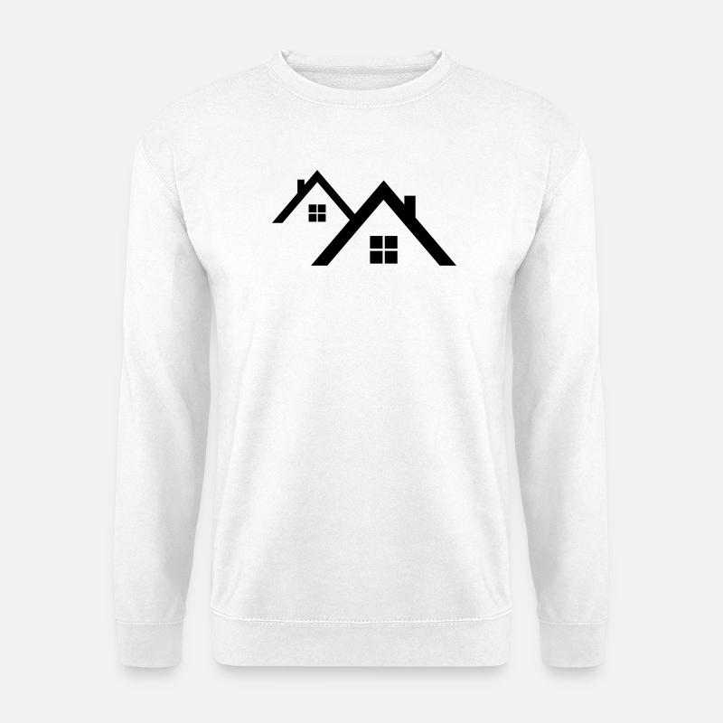 Toit - Sweat-shirt Unisexe - blanc