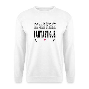 Grand Mère Fantastique - Sweat-shirt Unisexe - blanc - Devant