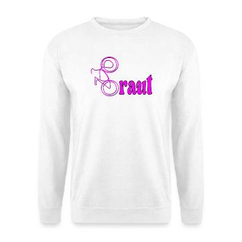 JUNGGESELLINNENABSCHIED FAHRRAD RAD JGA BRAUT - Unisex Pullover - Weiß - Vorne