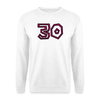 30. 30 YEARS. 30th ANNIVERSARY. 30 YEARS ANNIVERSARY. - Unisex Sweatshirt - white - Front