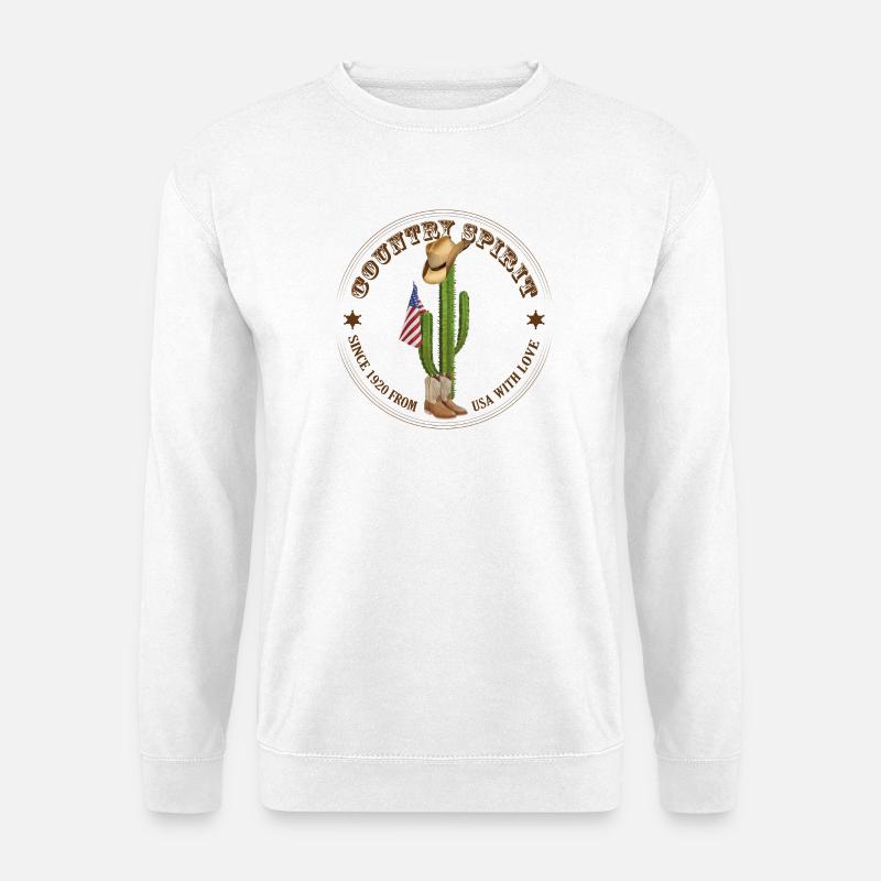 Ländlicher Geist - Unisex Pullover - Weiß