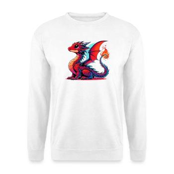 Dragon - Unisex Sweatshirt - white - Front