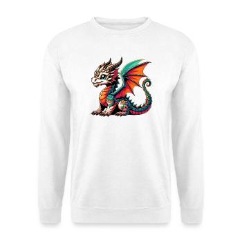 Dragon - Unisex Sweatshirt - white - Front