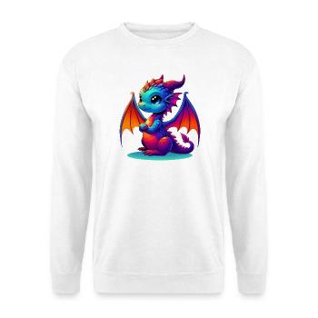 Dragon - Unisex Sweatshirt - white - Front
