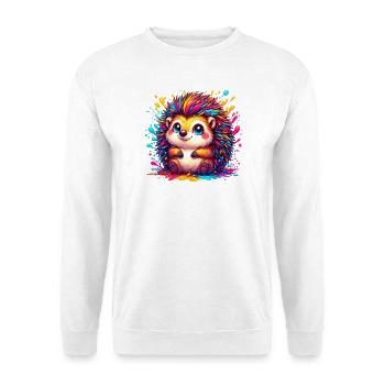 Hérisson - Sweat-shirt Unisexe - blanc - Devant