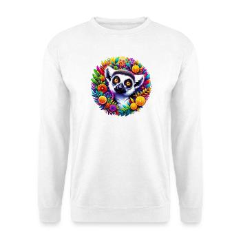 Lemur - Unisex Sweatshirt - white - Front