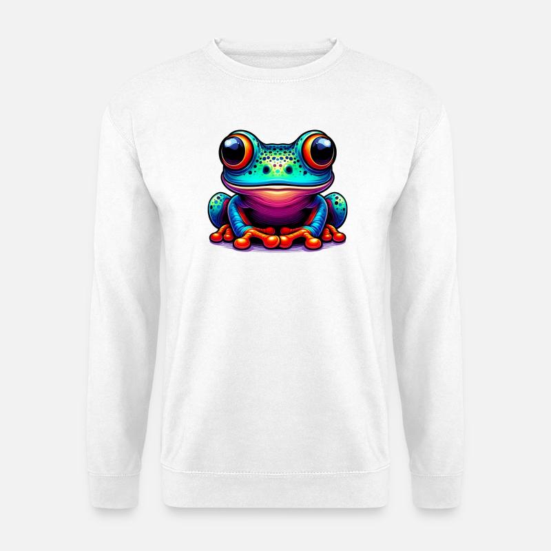 Frosch - Unisex Pullover - Weiß