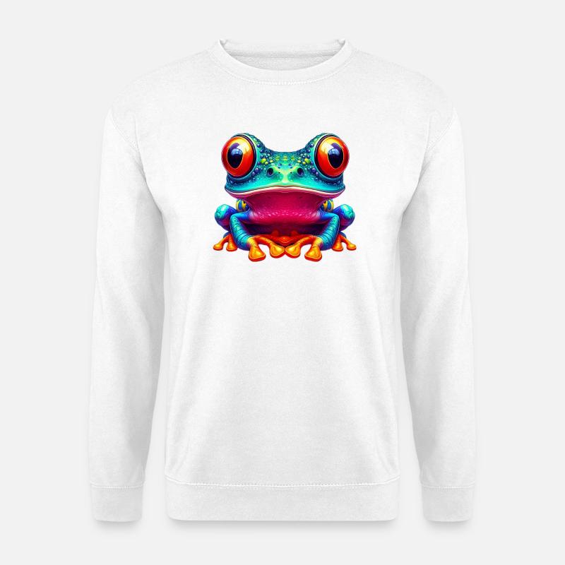 Frosch - Unisex Pullover - Weiß