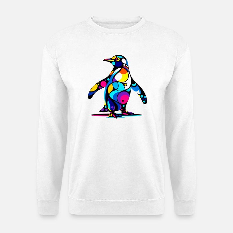 Pinguin - Unisex Pullover - Weiß