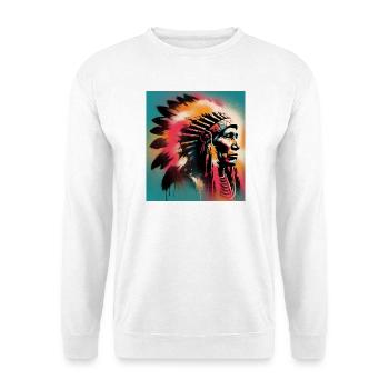 American Indian American - Unisex Sweatshirt - white - Front