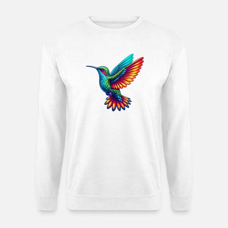 Kolibri - Unisex Pullover - Weiß