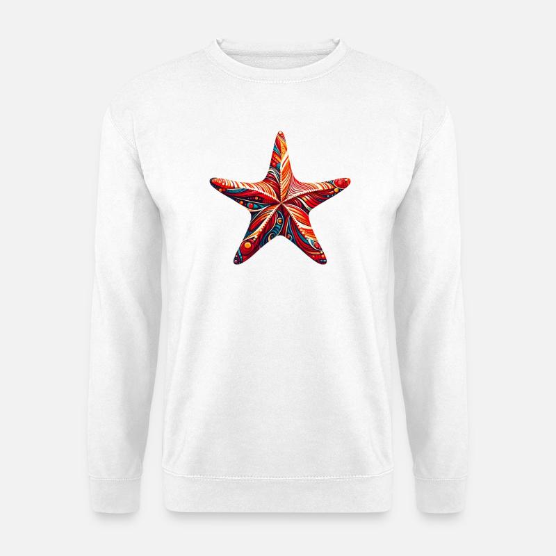 Seestern - Unisex Pullover - Weiß