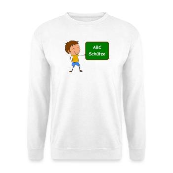 Einschulung ABC Schütze - Unisex Pullover - Weiß - Vorne