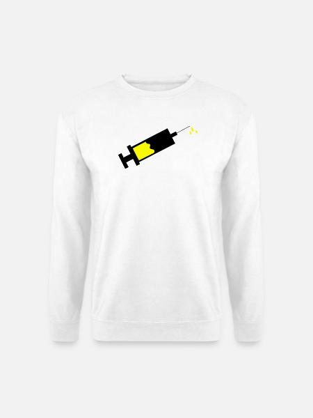 Spritze Arzt Ärztin Geschenk Krankenschwester - Unisex Pullover - Weiß