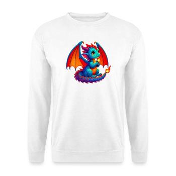 Dragon - Unisex Sweatshirt - white - Front
