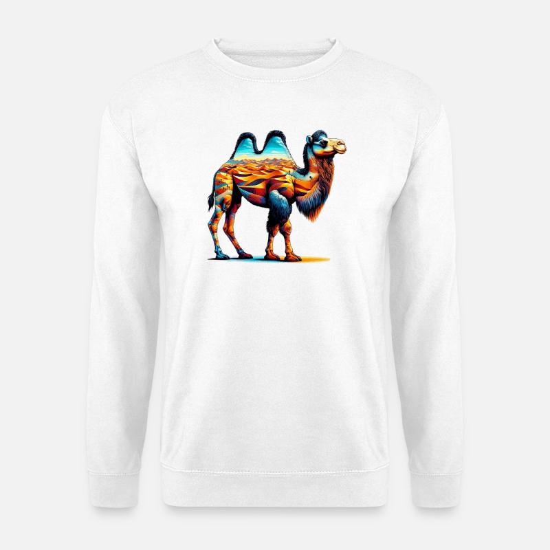 Camel - Unisex Sweatshirt - white