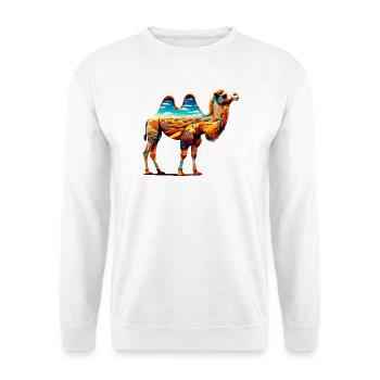 Chameau - Sweat-shirt Unisexe - blanc - Devant