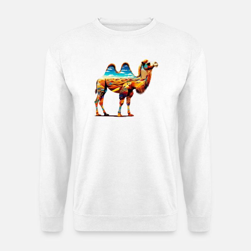Camel - Unisex Sweatshirt - white