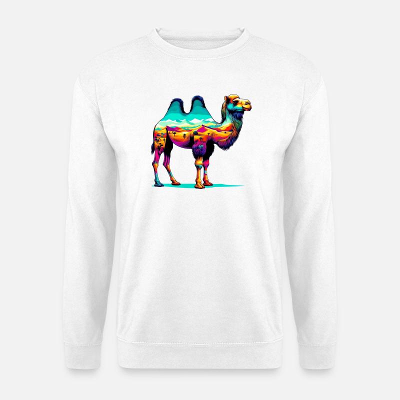 Camel - Unisex Sweatshirt - white