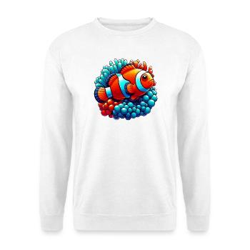 Clownfische - Unisex Pullover - Weiß - Vorne