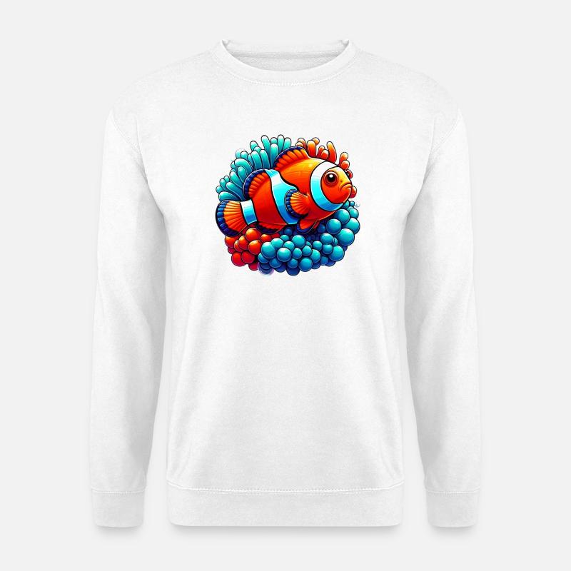 Clownfische - Unisex Pullover - Weiß
