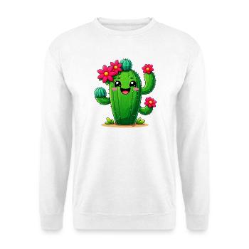Cactus - Sweat-shirt Unisexe - blanc - Devant