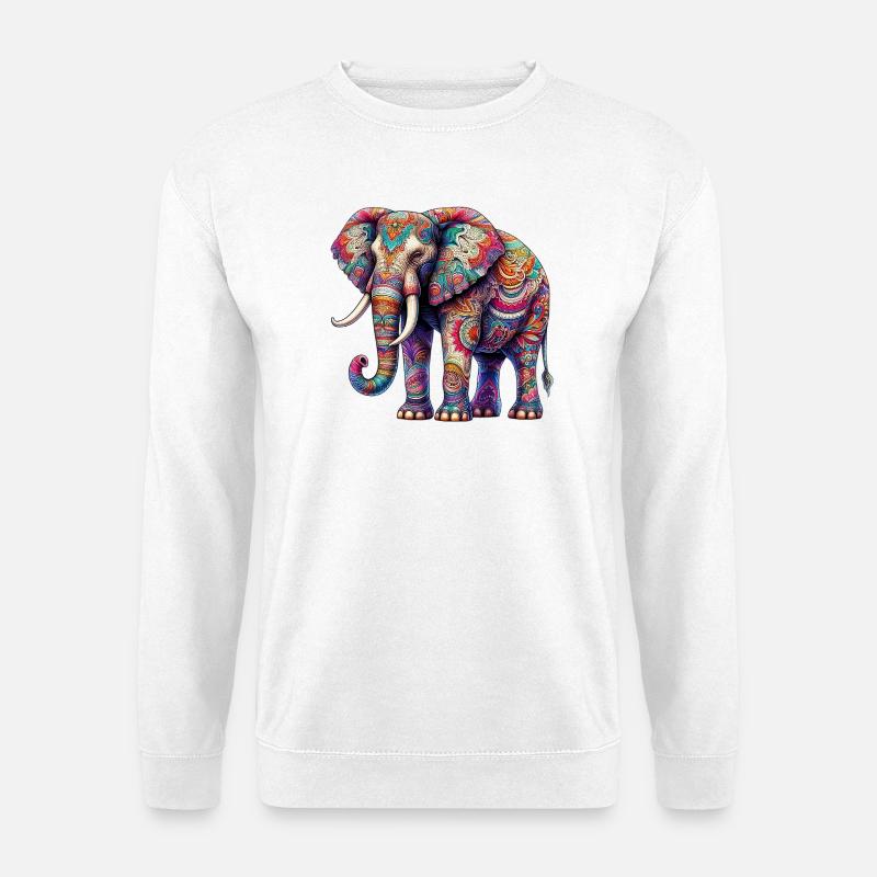 Elephant - Unisex Sweatshirt - white