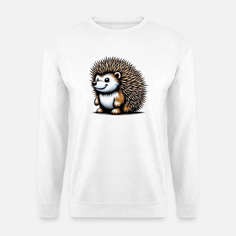 Igel - Unisex Pullover - Weiß