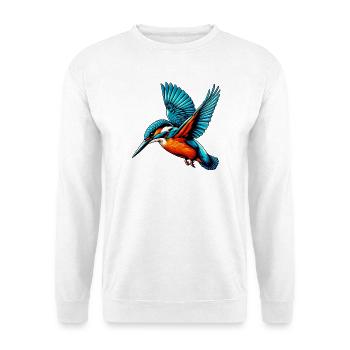 Martin-pêcheur - Sweat-shirt Unisexe - blanc - Devant