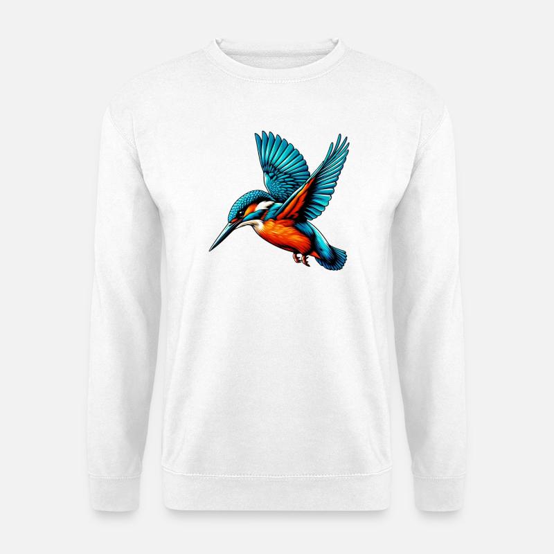 Eisvogel - Unisex Pullover - Weiß