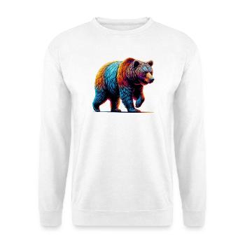 Ours - Sweat-shirt Unisexe - blanc - Devant