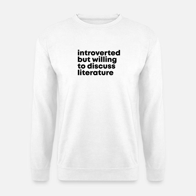 Literatur - Unisex Pullover - Weiß