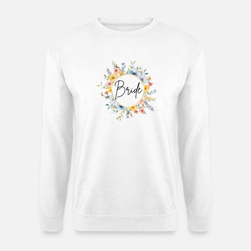 Team Bride! Customizable - Unisex Sweatshirt - white