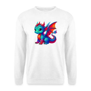 Dragon - Unisex Sweatshirt - white - Front