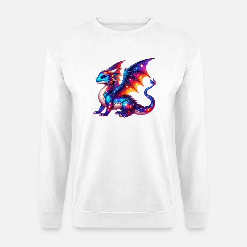 Drache - Unisex Pullover - Weiß