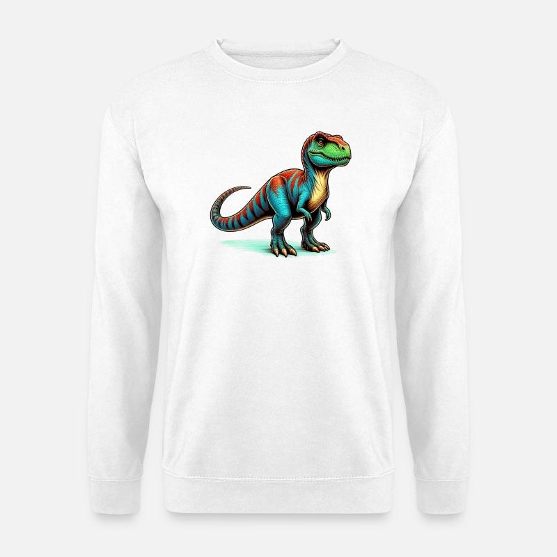 Dinosaurier - Unisex Pullover - Weiß
