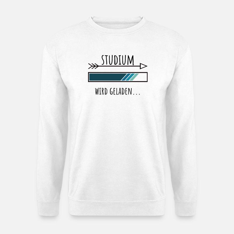 Studium Personalisierter Beruf Jungs - Unisex Pullover - Weiß