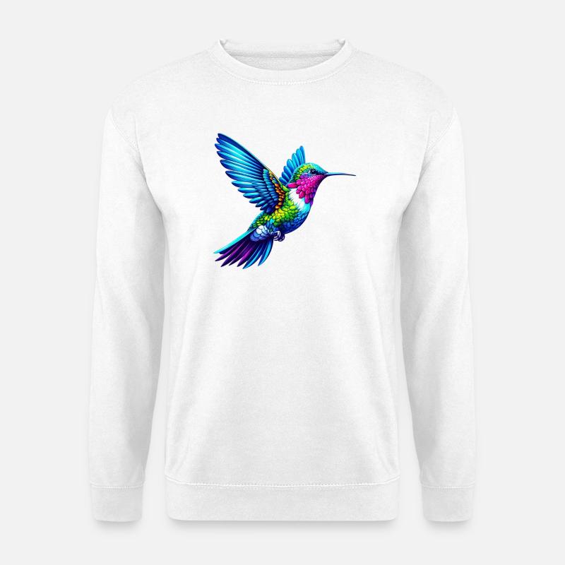 Kolibri - Unisex Pullover - Weiß