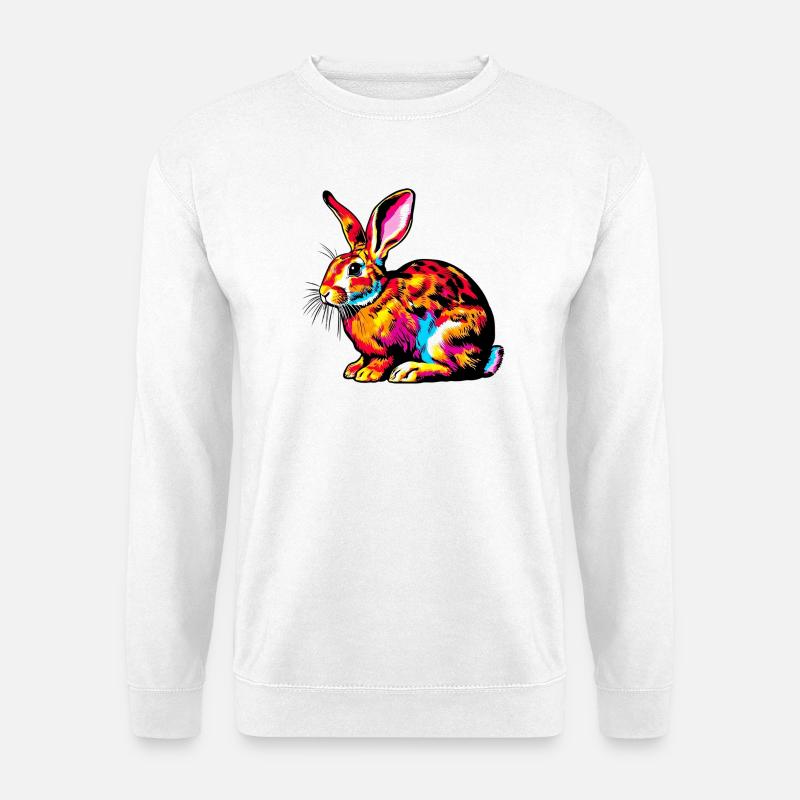 Rabbit - Unisex Sweatshirt - white
