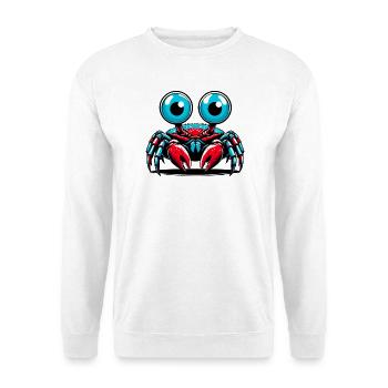 Crabe - Sweat-shirt Unisexe - blanc - Devant