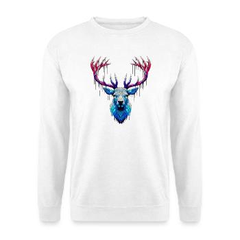 Ice Stag - Unisex Sweatshirt - white - Front