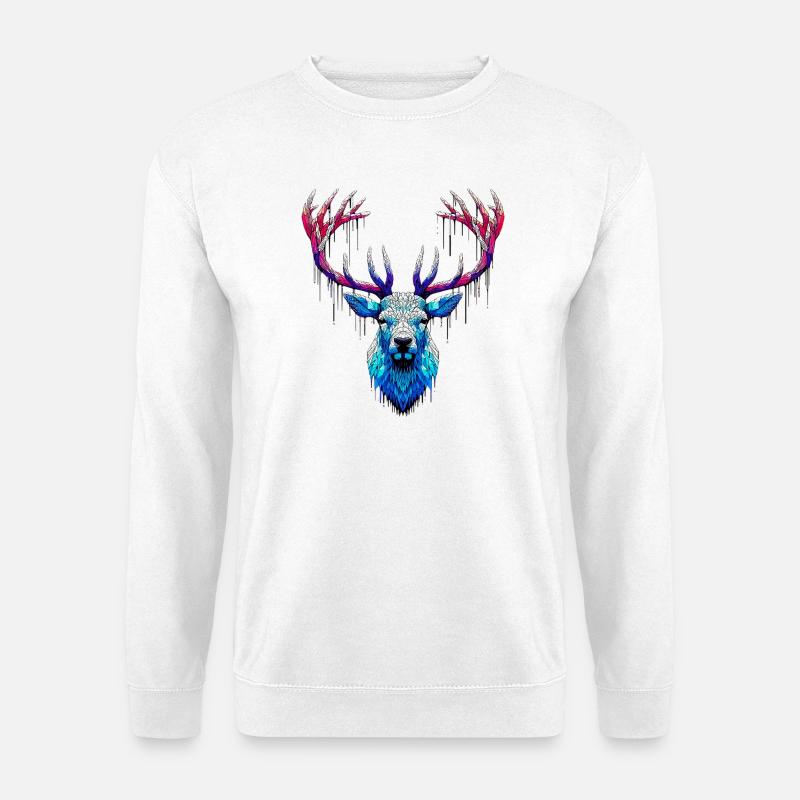Ice Stag - Unisex Sweatshirt - white